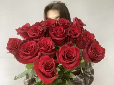 Букет из 15 эквадорских роз