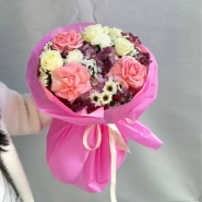 Сборный букет &laquo;Розовый шёпот&raquo; 3